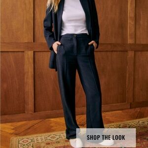 Sezane Martin Trouser Navy size 4/36